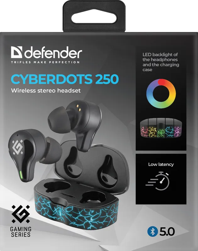 Defender - Беспроводная гарнитура CyberDots 250