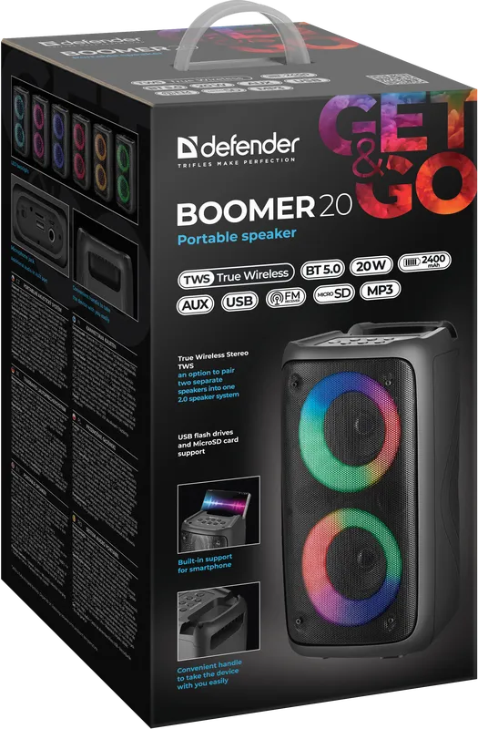 Defender - Портативная колонка Boomer 20