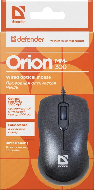 Defender - Проводная оптическая мышь Orion MM-300