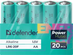 Defender - Батарейка алкалиновая LR6-20F