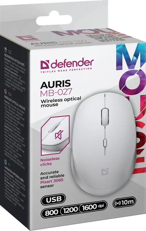 Defender - Беспроводная оптическая мышь Auris MB-027