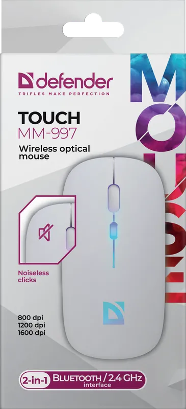 Defender - Беспроводная оптическая мышь Touch MM-997