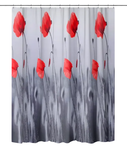 Defender - Штора для ванной Flower L-02