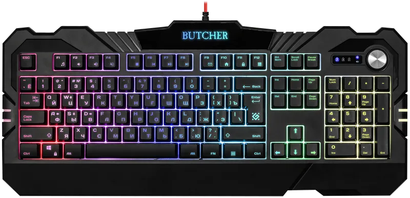 Defender - Проводная игровая клавиатура Butcher GK-193DL